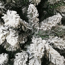 Заредете изображение във визуализатора на галерията – Artificial Christmas tree with stand Fir 180 cm RC-K-498 green / snowy
