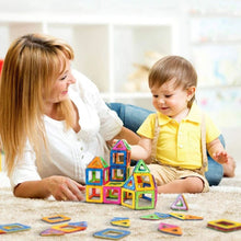 Заредете изображение във визуализатора на галерията – Magnetic educational building blocks for children set of 38 pieces RC-K-1102 multicolor
