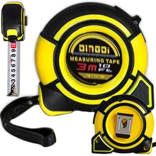 Заредете изображение във визуализатора на галерията – Measure steel tape 3 m x 16 mm with lock RC-K-1299 black yellow
