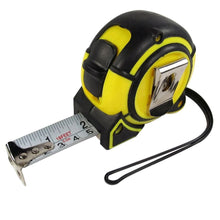 Заредете изображение във визуализатора на галерията – Measure steel tape 5 m x 19 mm with lock RC-K-1300 black yellow
