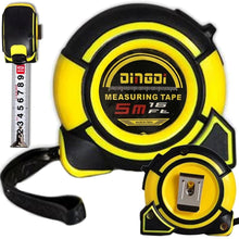 Заредете изображение във визуализатора на галерията – Measure steel tape 5 m x 19 mm with lock RC-K-1300 black yellow
