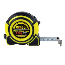 Заредете изображение във визуализатора на галерията – Measure steel tape 7,5 m x 25 mm with lock RC-K-1302 black yellow
