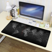 Заредете изображение във визуализатора на галерията – Mouse / keyboard pad &quot;World map&quot; 30 x 80 x 2 mm RC-K-1073 black
