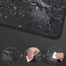Заредете изображение във визуализатора на галерията – Mouse / keyboard pad &quot;World map&quot; 30 x 80 x 2 mm RC-K-1073 black

