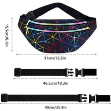 Заредете изображение във визуализатора на галерията – Adjustable waist bag RC-K-1070 black
