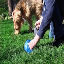 Заредете изображение във визуализатора на галерията – Plastic bags for dog excrement STRONG 8 rolls 120 pcs RC-K-776 blue

