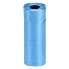 Заредете изображение във визуализатора на галерията – Plastic bags for dog excrement STRONG 8 rolls 120 pcs RC-K-776 blue
