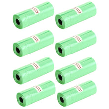 Заредете изображение във визуализатора на галерията – Plastic bags for dog excrement STRONG 8 rolls 120 pcs RC-K-777 green
