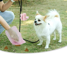 Заредете изображение във визуализатора на галерията – Plastic bags for dog excrement STRONG 8 rolls 120 pcs RC-K-778 pink
