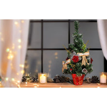 Заредете изображение във визуализатора на галерията – Decorative Christmas tree for desk 60 cm RC-K-429 green
