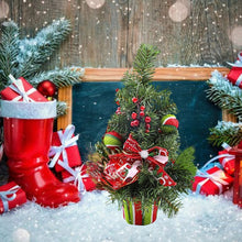 Заредете изображение във визуализатора на галерията – Decorative Christmas tree for desk 50 cm RC-K-432 green
