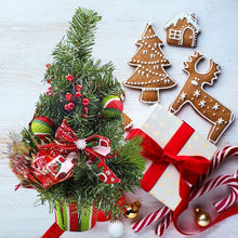 Заредете изображение във визуализатора на галерията – Decorative Christmas tree for desk 50 cm RC-K-432 green
