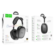 Заредете изображение във визуализатора на галерията – HOCO wireless headphones bluetooth ANC W55 Plus deep space gray
