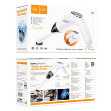 Заредете изображение във визуализатора на галерията – HOCO portable car vacuum cleaner W55 4,3Kpa ZP6 white
