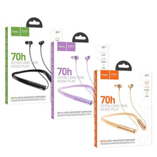 Заредете изображение във визуализатора на галерията – HOCO wireless earphones bluetooth ES71 orange smoothie
