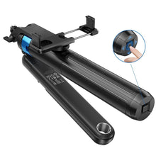 Заредете изображение във визуализатора на галерията – HOCO selfie stick with bluetooth remonte control K22 black
