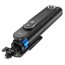 Заредете изображение във визуализатора на галерията – HOCO selfie stick with bluetooth remonte control K22 black

