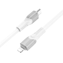 Заредете изображение във визуализатора на галерията – Кабел Hoco Type C to Lightning PD 27W X106 3 m бял
