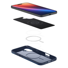 Заредете изображение във визуализатора на галерията – Оригинален гръб SPIGEN THIN FIT MAG compatible with MagSafe for IPHONE 16 тъмно син син
