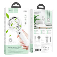 Заредете изображение във визуализатора на галерията – HOCO portable handheld fan HX20 white
