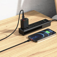 Заредете изображение във визуализатора на галерията – Кабел Hoco USB A to Lightning 2,4A X59 3 m черен
