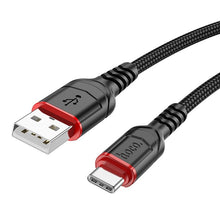 Заредете изображение във визуализатора на галерията – Кабел Hoco USB A to Micro USB 3A X59 3 m черен
