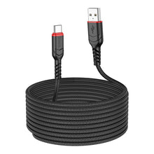 Заредете изображение във визуализатора на галерията – Кабел Hoco USB A to Micro USB 3A X59 3 m черен
