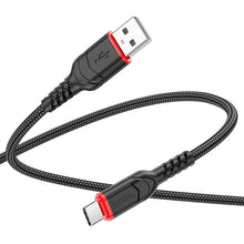 Заредете изображение във визуализатора на галерията – Кабел Hoco USB A to Micro USB 3A X59 3 m черен
