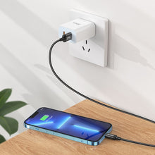 Заредете изображение във визуализатора на галерията – Кабел Hoco USB A to Lightning 2,4A X89 1 m черен
