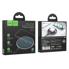 Заредете изображение във визуализатора на галерията – HOCO wireless charger with light 2A 15W CW6 Pro black
