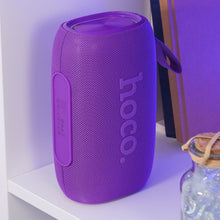 Заредете изображение във визуализатора на галерията – HOCO wireless speaker 2 x 10W HC25 purple
