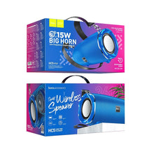 Заредете изображение във визуализатора на галерията – HOCO wireless speaker 2 x 15W HC5 blue
