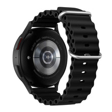 Заредете изображение във визуализатора на галерията – HOCO silicone strap 22 mm WH01 black
