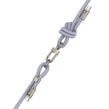 Заредете изображение във визуализатора на галерията – Кабел Hoco Type C to Type C lanyard shape 3A 60W GH7 1,8 m denim син
