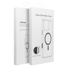 Заредете изображение във визуализатора на галерията – Clear Elite Mag Cover antiyellowing compatible with Camera Control button and MagSafe for IPHONE 16 PRO transparent
