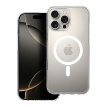 Заредете изображение във визуализатора на галерията – Clear Elite Mag Cover antiyellowing compatible with Camera Control button and MagSafe for IPHONE 16 PRO MAX transparent
