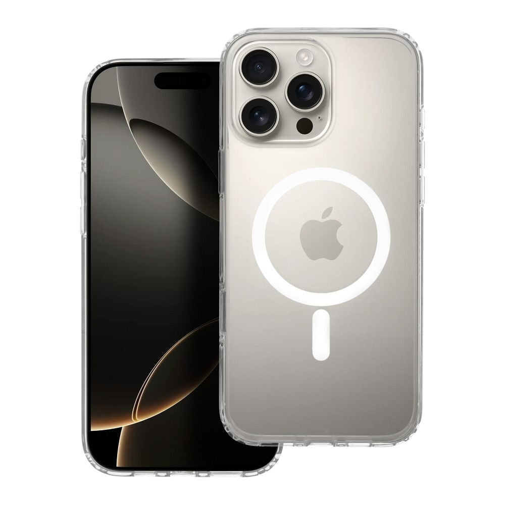 Clear Elite Mag Cover antiyellowing compatible with Camera Control button and MagSafe for IPHONE 16 PRO MAX transparent