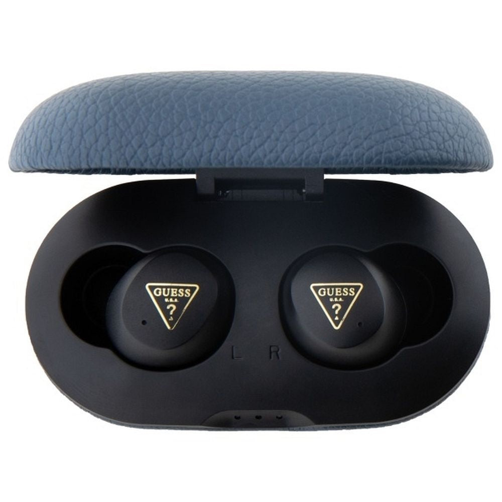 GUESS wireless earphones bluetooth TWS ENC GUTWSPGTSPSB (PU Grainee Classic Logo) blue