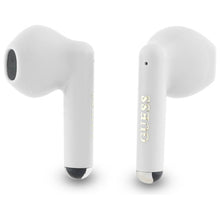 Заредете изображение във визуализатора на галерията – GUESS wireless earphones bluetooth TWS GUTWSJ14ESGH (Printed Classic Logo) white
