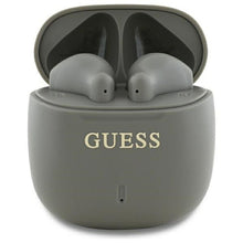 Заредете изображение във визуализатора на галерията – GUESS wireless earphones bluetooth TWS GUTWSJ14ESGE (Printed Classic Logo) taupe
