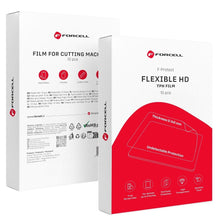 Заредете изображение във визуализатора на галерията – FORCELL F-PROTECT FLEXIBLE HD - TPH film for smart cutting machine for tablets max 13" (10 pcs/set)
