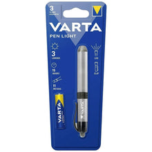 Заредете изображение във визуализатора на галерията – VARTA flashlight LED Pen Light 16611 + 1 x battery R3 (AAA)
