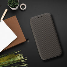 Заредете изображение във визуализатора на галерията – FOLIO Side Калъф тип книга MAGNET за SAMSUNG A16 кафяв
