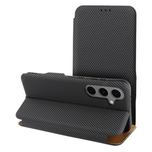 Заредете изображение във визуализатора на галерията – FOLIO Side Калъф тип книга MAGNET за SAMSUNG A55 сив
