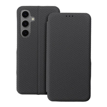 Заредете изображение във визуализатора на галерията – FOLIO Side Magnet book case compatible with S-PEN for SAMSUNG S24 ULTRA grey
