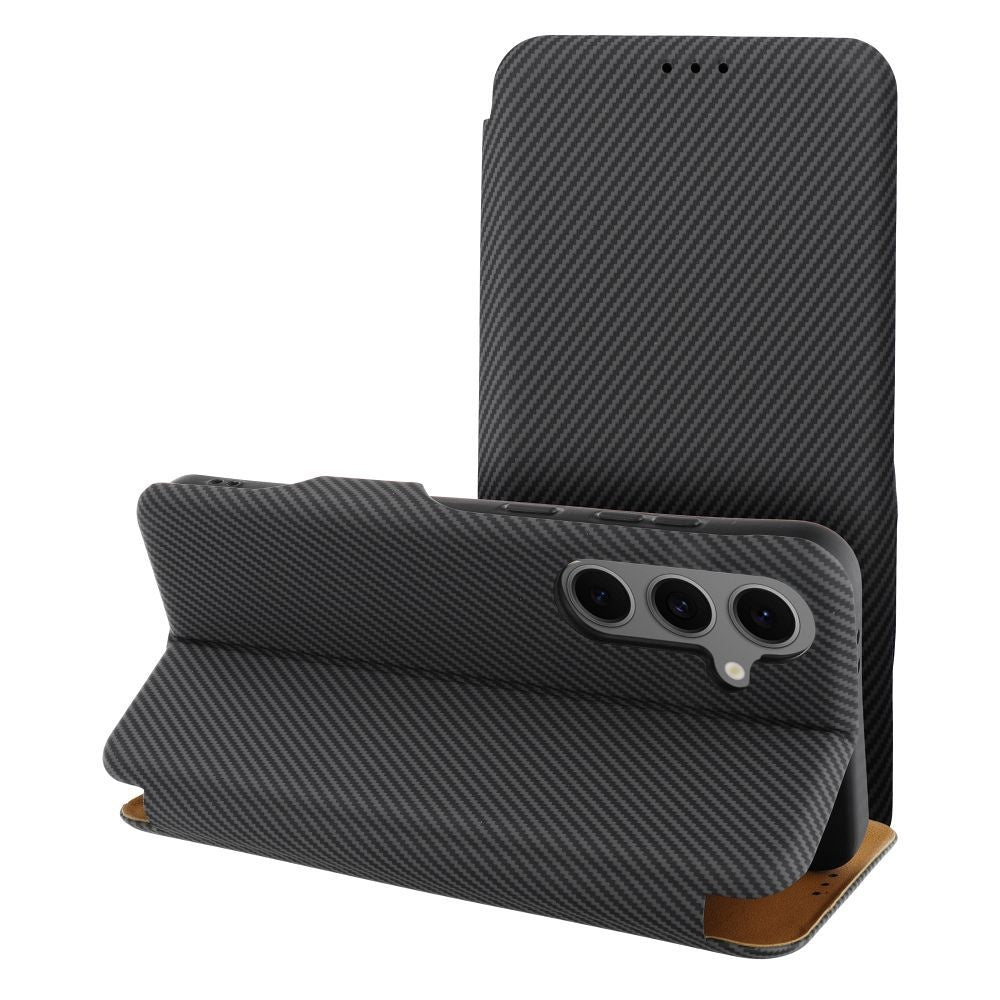 FOLIO Side Калъф тип книга MAGNET за MOTOROLA G55 сив