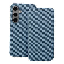 Заредете изображение във визуализатора на галерията – FOLIO Side Калъф тип книга MAGNET за SAMSUNG A55 син
