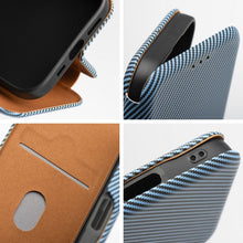 Заредете изображение във визуализатора на галерията – FOLIO Side Калъф тип книга MAGNET за SAMSUNG A55 син
