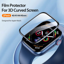 Заредете изображение във визуализатора на галерията – DUX DUCIS protector LCD PMMA with frame for Apple Watch 10 42 mm black
