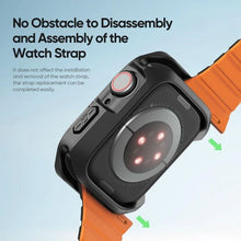 Заредете изображение във визуализатора на галерията – DUX DUCIS case TAMO for Apple Watch series 10 42 mm transparent with black
